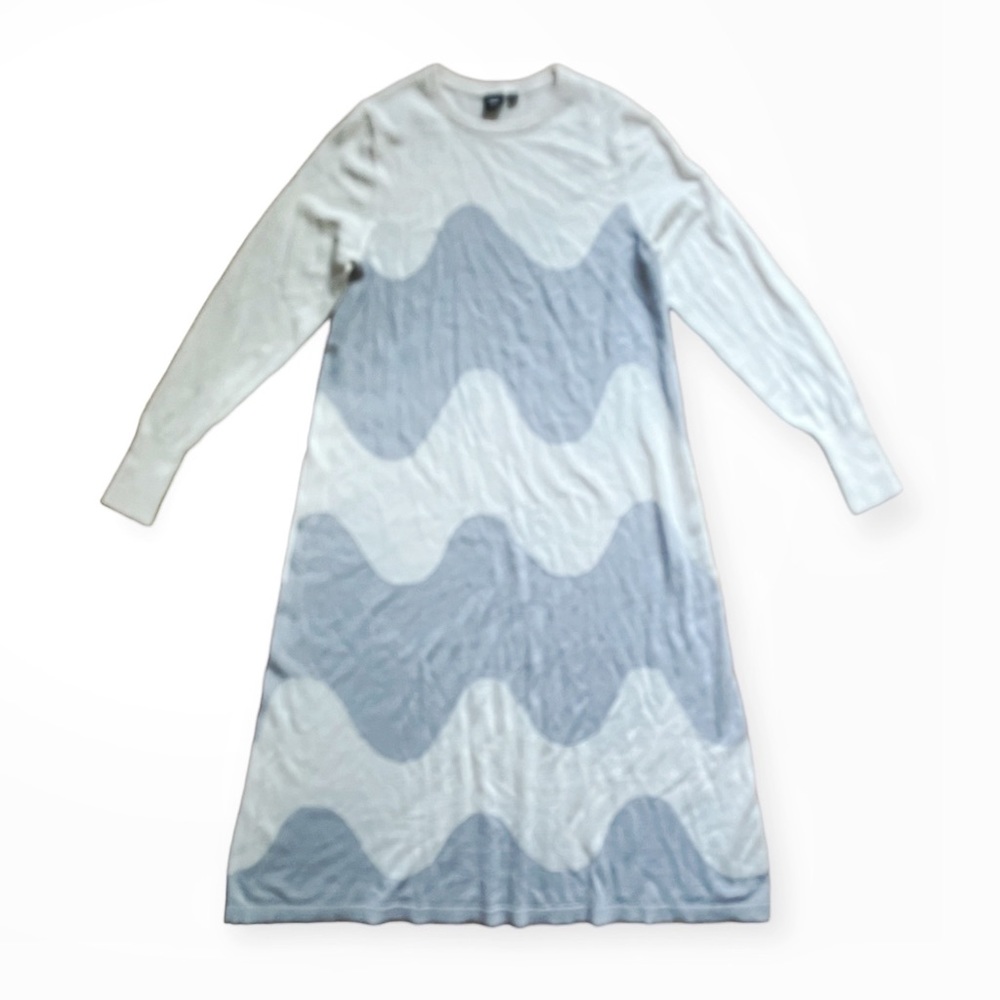 Marimekko Colorblock Pattern Midi Length Dress W/… - image 2
